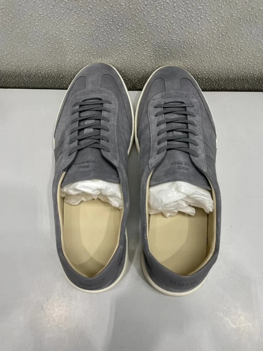 Koio Monza Suede Casual Sneaker Men's US 12, Falcon